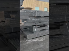 3 ملم صافي الفولاذ الأرضية الطابقية الشبكية مع 30 ملم شريط العرضي