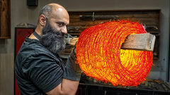 كيف صنعت ساطورًا من الأسلاك الشائكة يدويًا