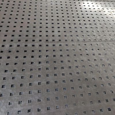 3mm Hole Diameter Perforated Mesh Plate Welded Technique Durable