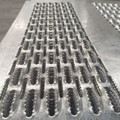 Anti-Slip Perforated Tread Plate for Walkways, Stair Steps, and Platforms
