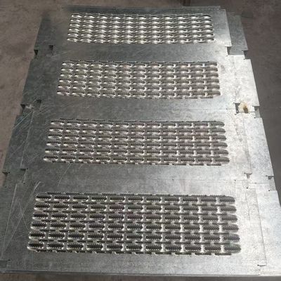Anti-Slip Perforated Tread Plate for Walkways, Stair Steps, and Platforms