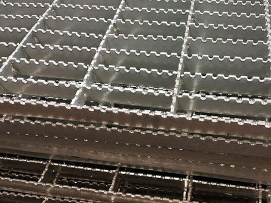 40x5x3 Stainless Serrated Galvanized Steel Grating For Driveways