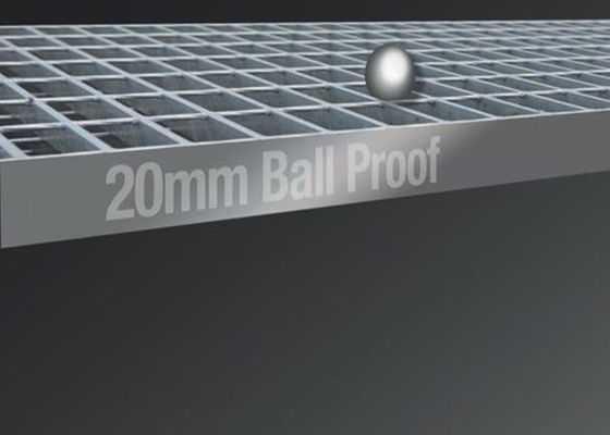 2mm Thick Plain Top Industrial Steel Grating 25x5mm Loading Bar 100mm Cross Bar Spacing