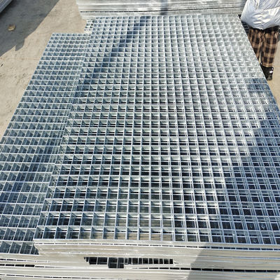 Galvanized Steel Grating Product / Galvanized Serrated Floor Steel Grating