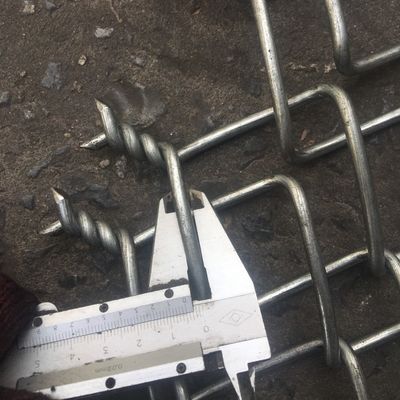 ارتفاع 1.5m مزرعة 4.0mm قطر الأسلاك سلسلة وصلة السياج المسالك