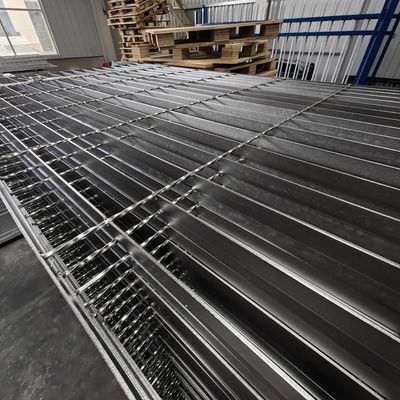 السطح السلس الصناعية الحديدية المطاطية الصلب الشبكية مع 30mm محمل شريط المضرب