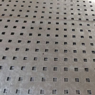 3mm Hole Diameter Perforated Mesh Plate Welded Technique Durable