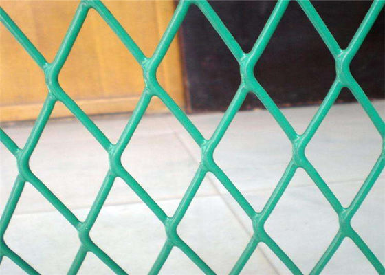 Plastic Coated Expanded Metal Mesh Fence For Highway Protection System
