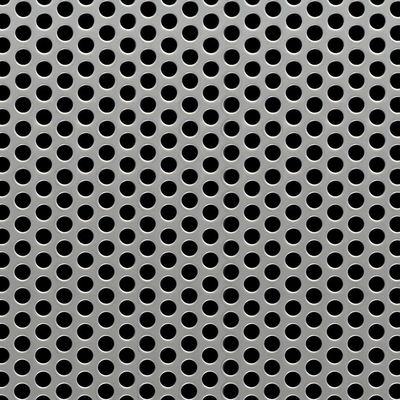 0.5m عرض المجلفن 5 مم لوحة مثقبة Ss 304 للصناعة